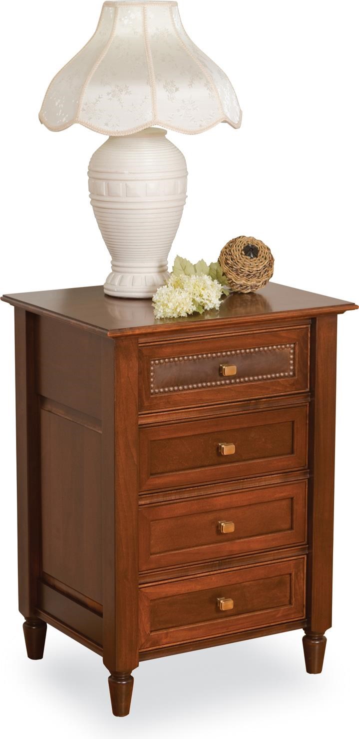 Wayside Custom Furniture Stonebriar 1206 4 Drawer Nightstand Wayside Furniture Mattress Night Stands